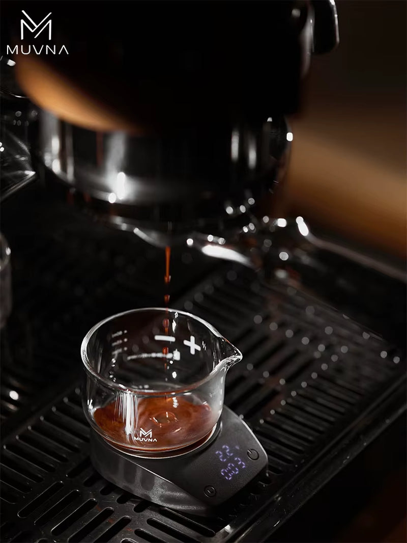 -Mini Escala Espresso Eletrônico, Pesando LED, Alta Precisão, Balança De Café Portátil, Pó Recebendo Cup, 0.1G