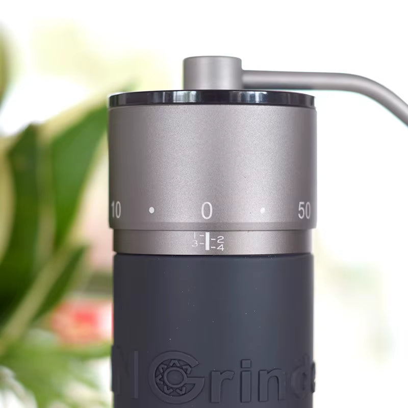 Kingrinder K4 /K6 Manual Coffee Grinder Portable Mill 420Stainless Steel 48Mm Stainless Steel Titanium Plating Burr