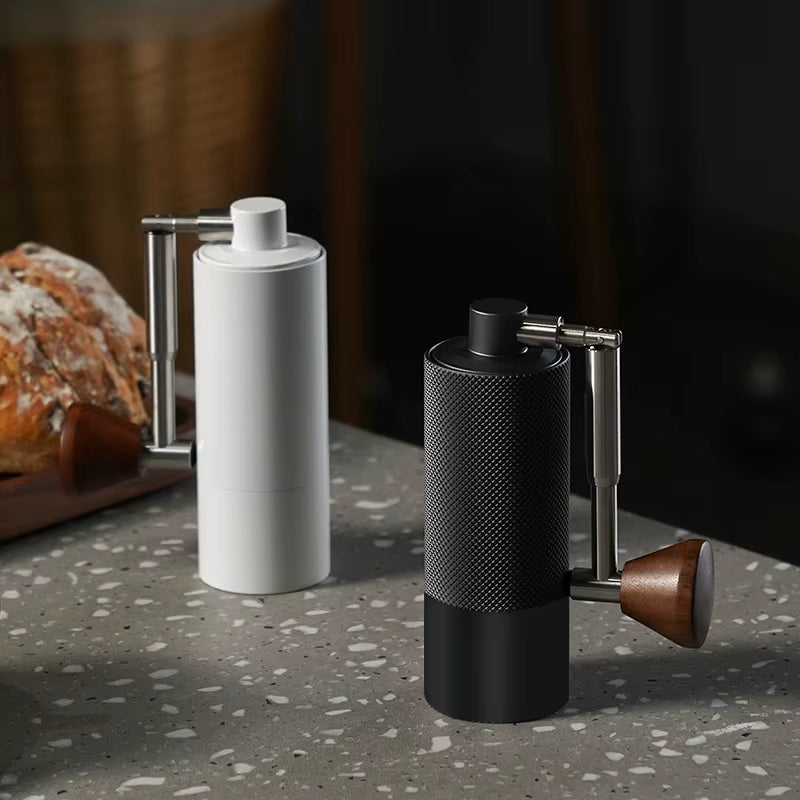 Nano3 Manual Coffee Grinder Hand-Cranked Mill Precision Grinding with S2C660 Burrs Folding Crank for Convenient Storage