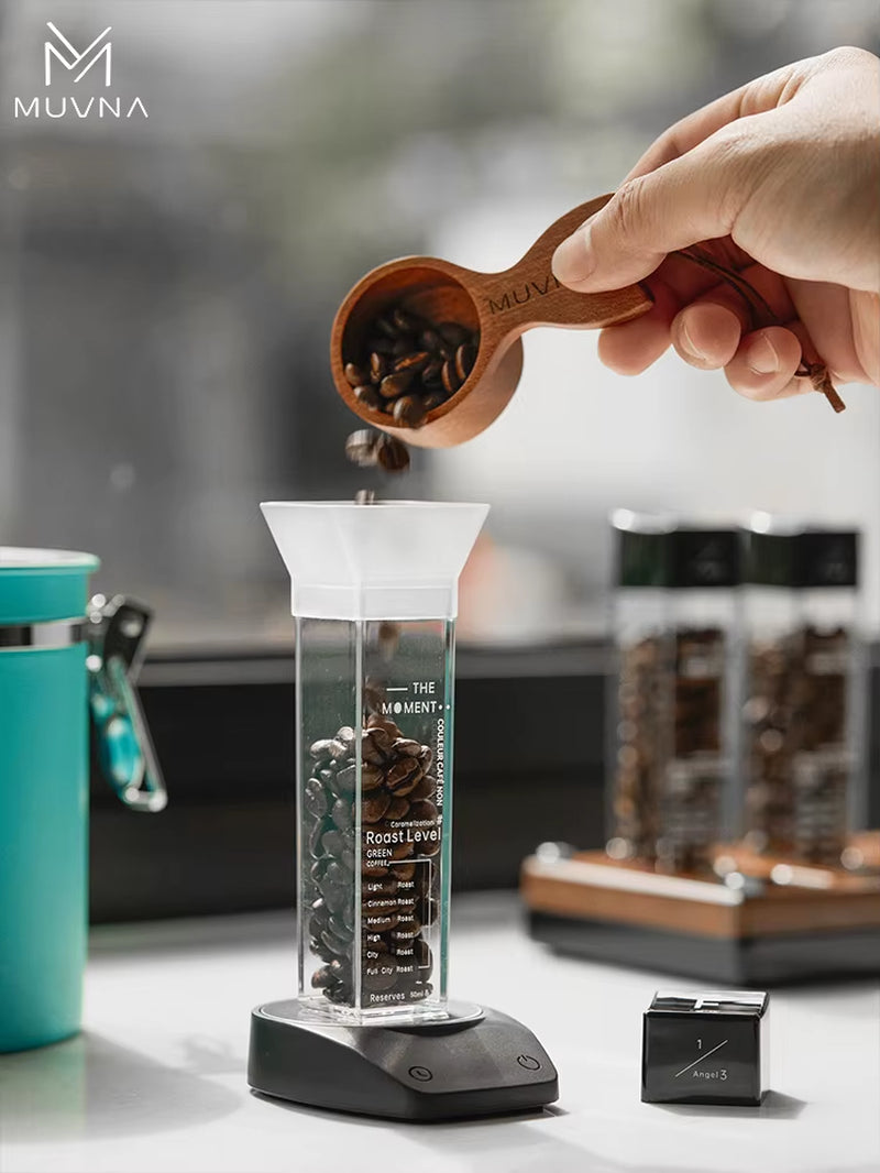 -Mini Escala Espresso Eletrônico, Pesando LED, Alta Precisão, Balança De Café Portátil, Pó Recebendo Cup, 0.1G