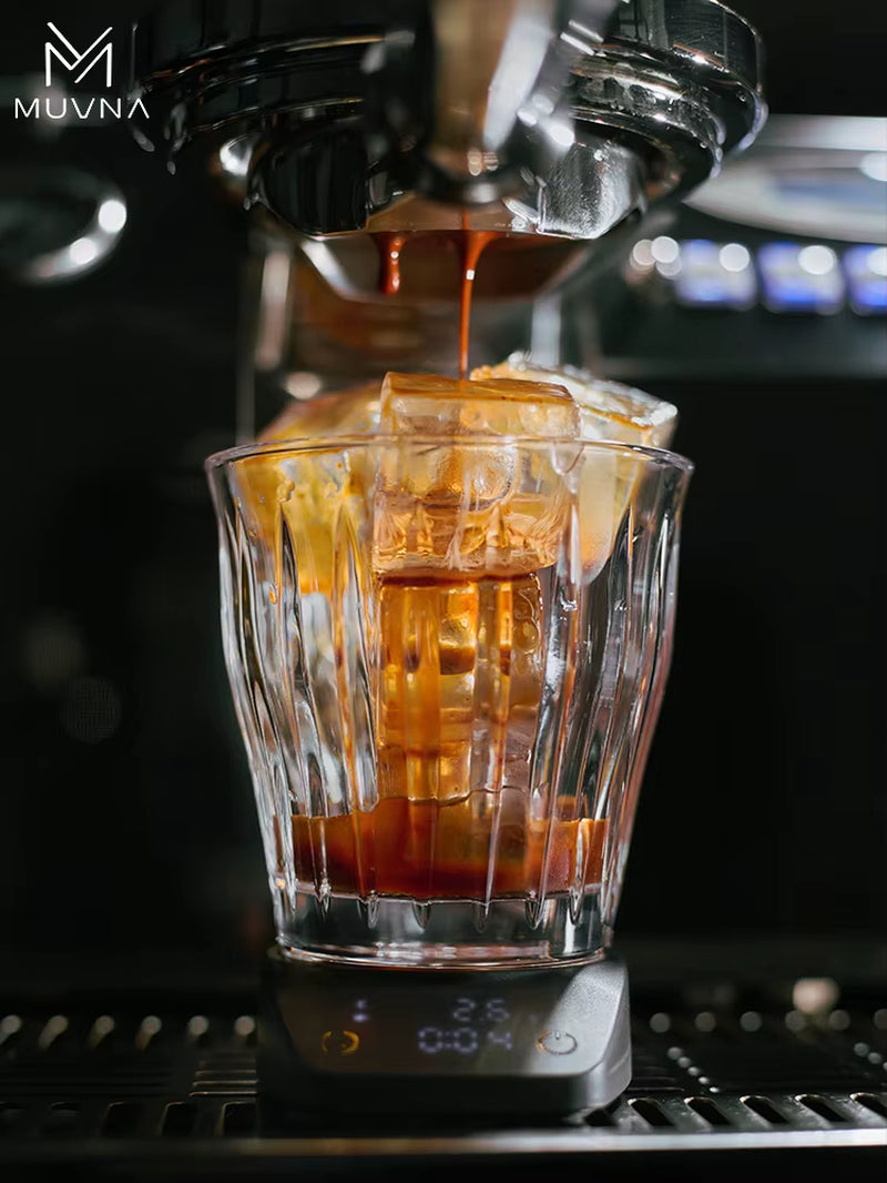 -Mini Escala Espresso Eletrônico, Pesando LED, Alta Precisão, Balança De Café Portátil, Pó Recebendo Cup, 0.1G