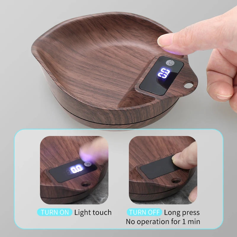 Coffee Scale Electronic Bean Measuring Scale Espresso Weighing Display Tray ABS Spray Tea Kitchen Barista Accessory