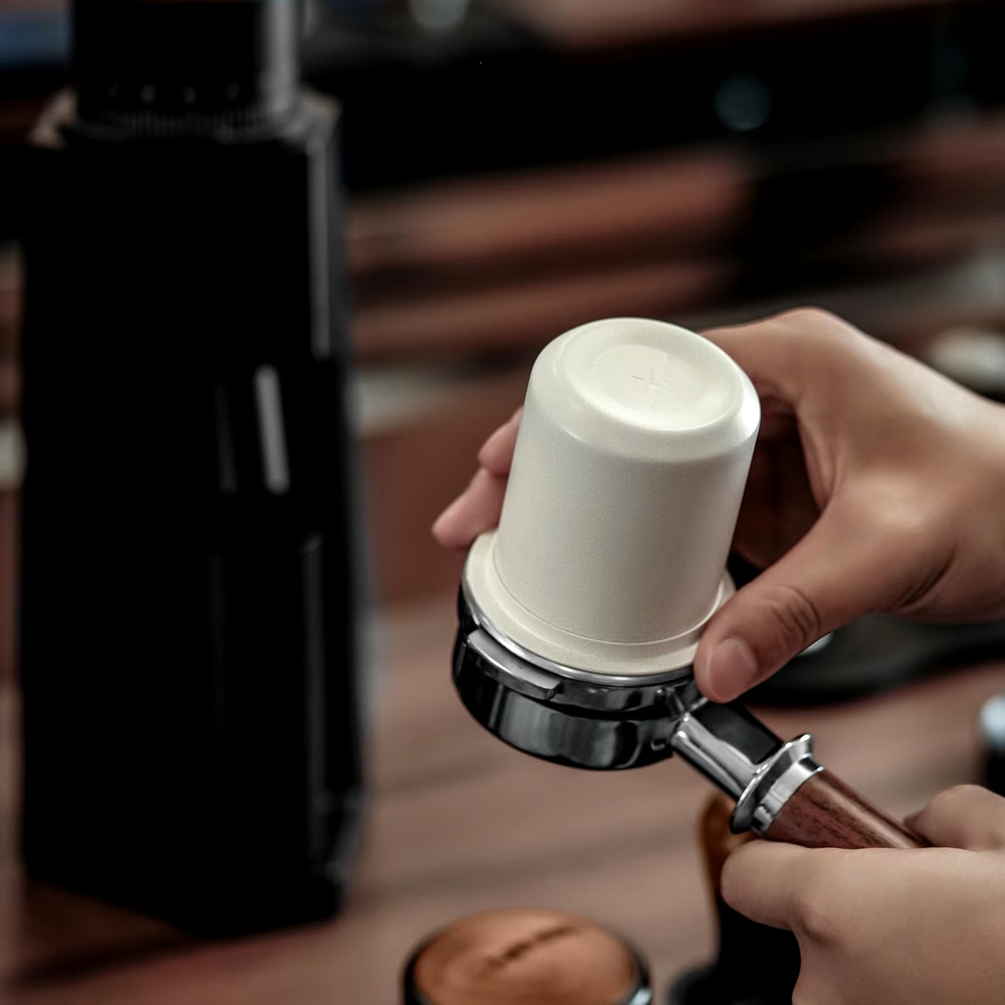 58Mm Espresso Coffee Dosing Cup Compatible 58Mm Portafilter 304 Stainless Steel Coffee Accessories Home Barista Gift