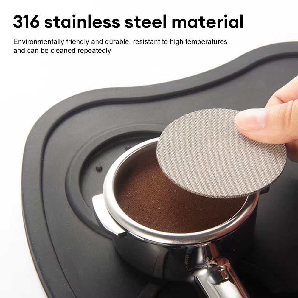 51/53/58Mm Reusable Coffee Filter Heat Resistant Mesh Coffee Pot Coffee Machine Filter for Coffee Machine Handle Puck Screen