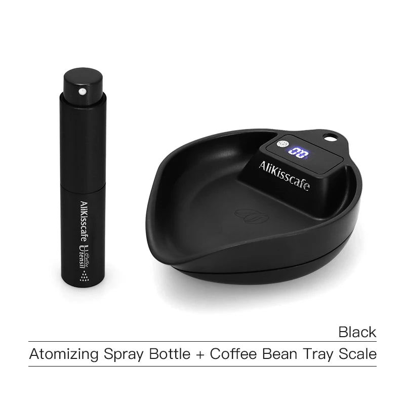 Coffee Scale Electronic Bean Measuring Scale Espresso Weighing Display Tray ABS Spray Tea Kitchen Barista Accessory