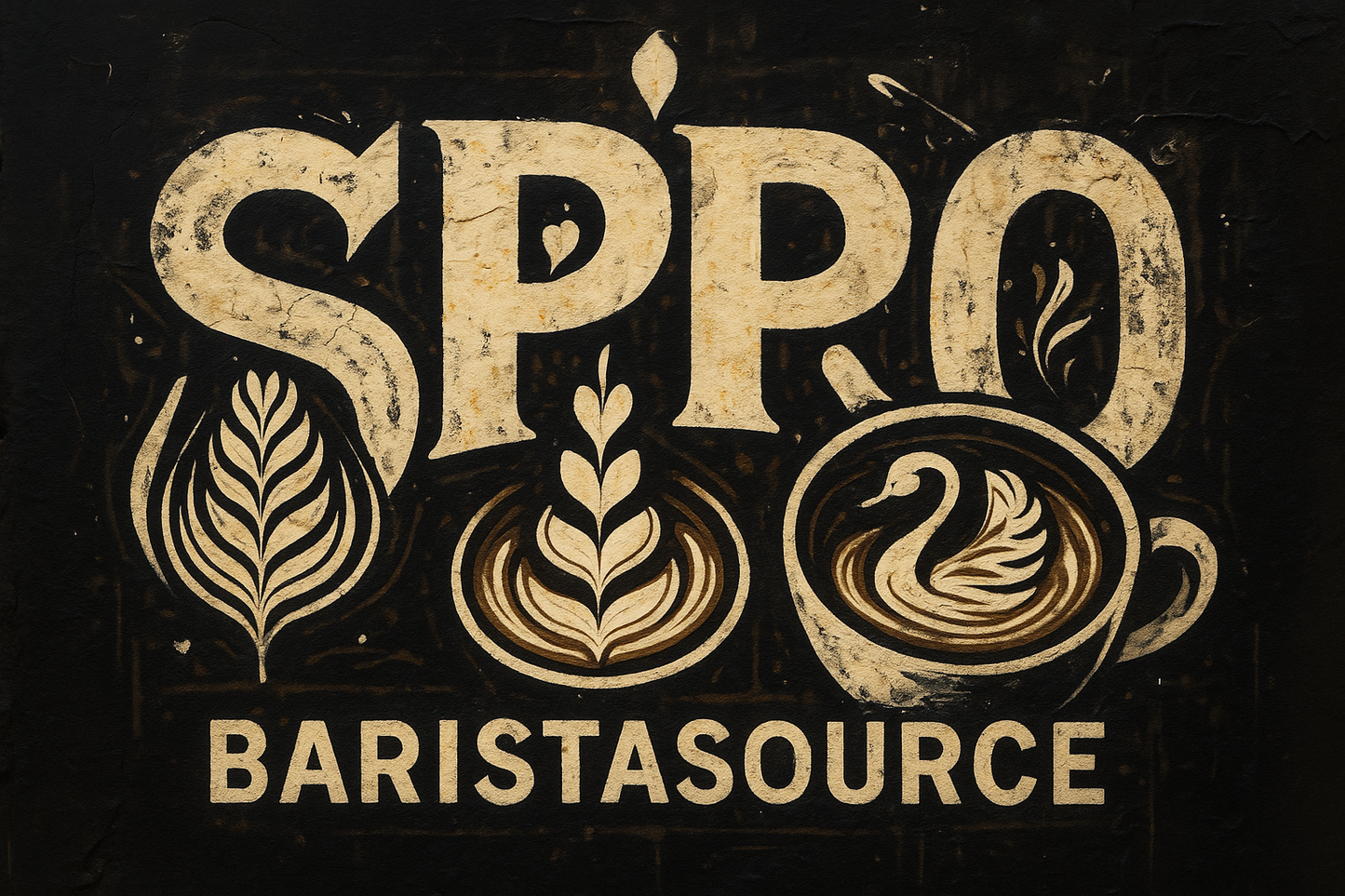 Underground SPRO Logo with Latte Art