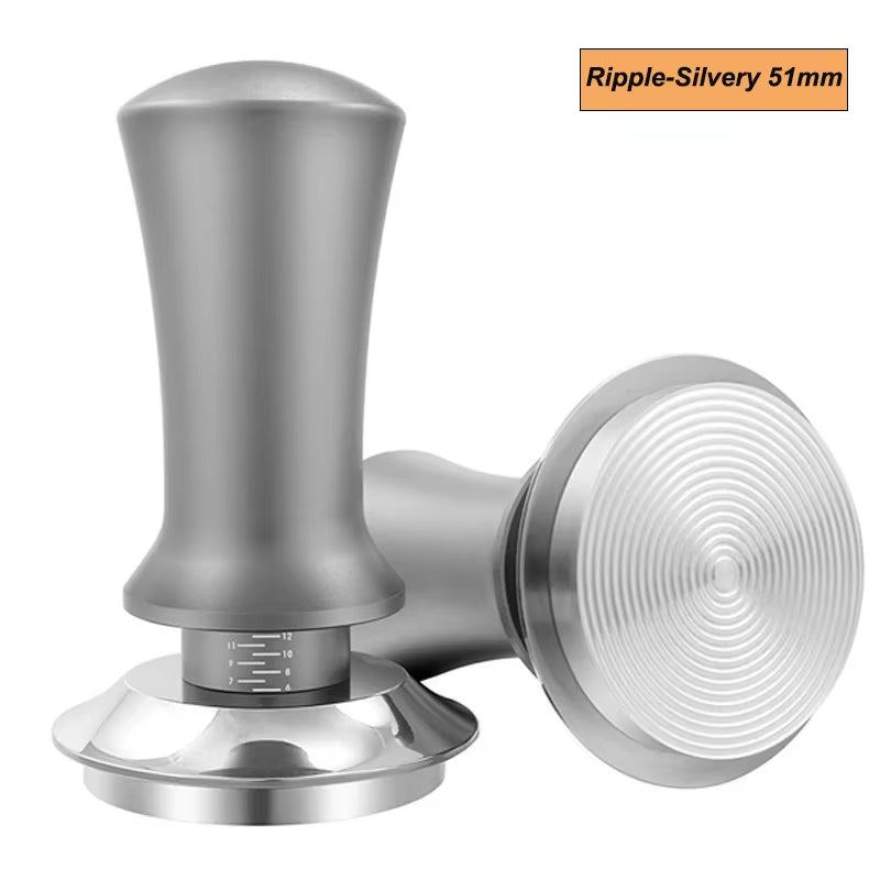 Coffee Tamper 51/53/58Mm Adjustable Constant Pressure Stainless Steel Coffee Powder Hammer with Scale Espresso Maker Accessories