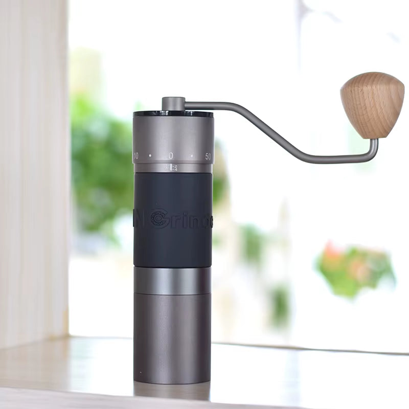 Kingrinder K4 /K6 Manual Coffee Grinder Portable Mill 420Stainless Steel 48Mm Stainless Steel Titanium Plating Burr